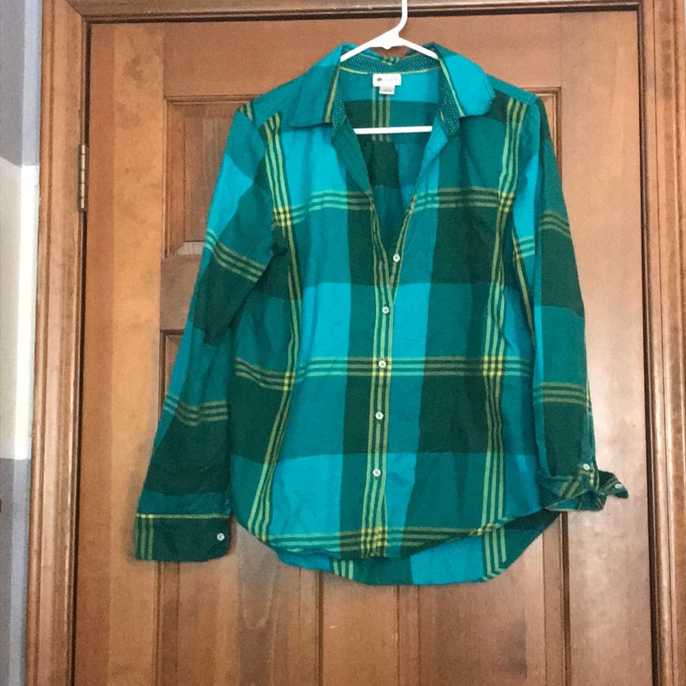 Plaid shirt size L